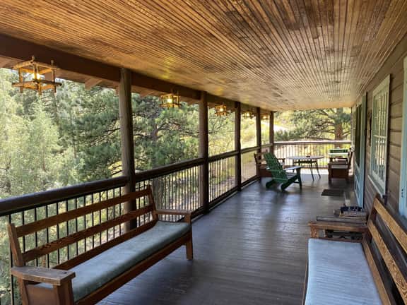 Mountain Hall: Unique Historic Cabin w/Large Deck