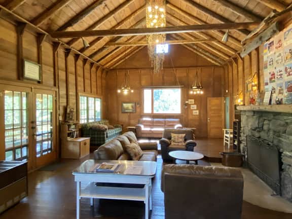 Mountain Hall: Unique Historic Cabin w/Large Deck